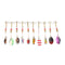 ZANLURE 30pcs/lot Colorful Tront Spoon Metal Fishing Lure Spinner Bait Bass Tackle With Box