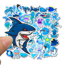 49 Cartoon Animal Personality Doodle Car Stickers Travel Box Doodle Body AZ010