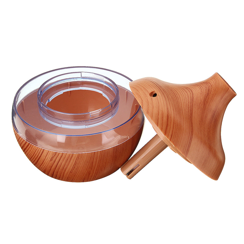 Intelligent Induction LED USB Wood Grain Ultrasonic Air Humidifier Aromatherapy