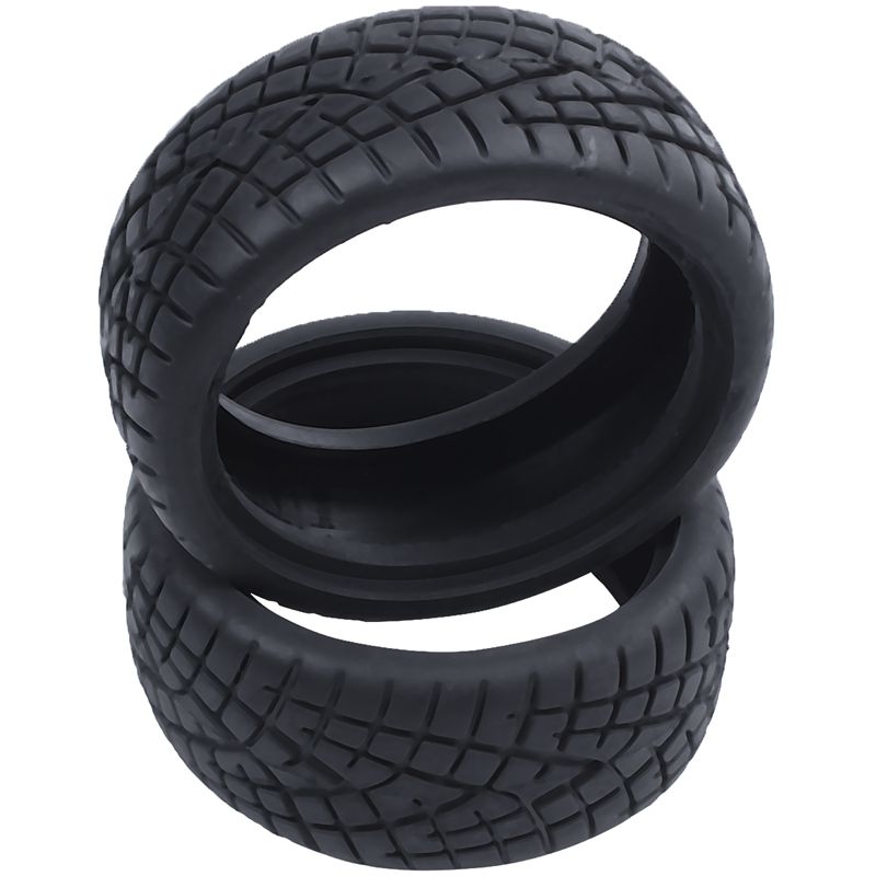 1/10 RC Car On Road Performance Rubber Racing Tire Tyre 8001 with Sponge 4pcQ9Z9