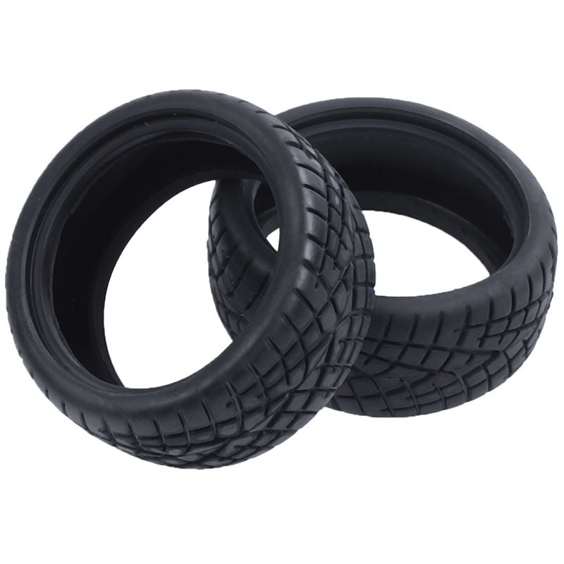 1/10 RC Car On Road Performance Rubber Racing Tire Tyre 8001 with Sponge 4pcQ9Z9