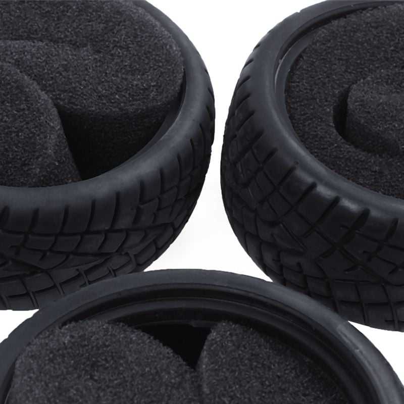 1/10 RC Car On Road Performance Rubber Racing Tire Tyre 8001 with Sponge 4pcQ9Z9