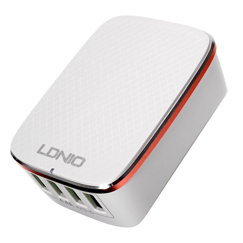 LDNIO 4 USB Ports 4.4A Fast Charger EU Plugs Charger For iphone 8 8 Plus iphone X Xiaomi Samsung
