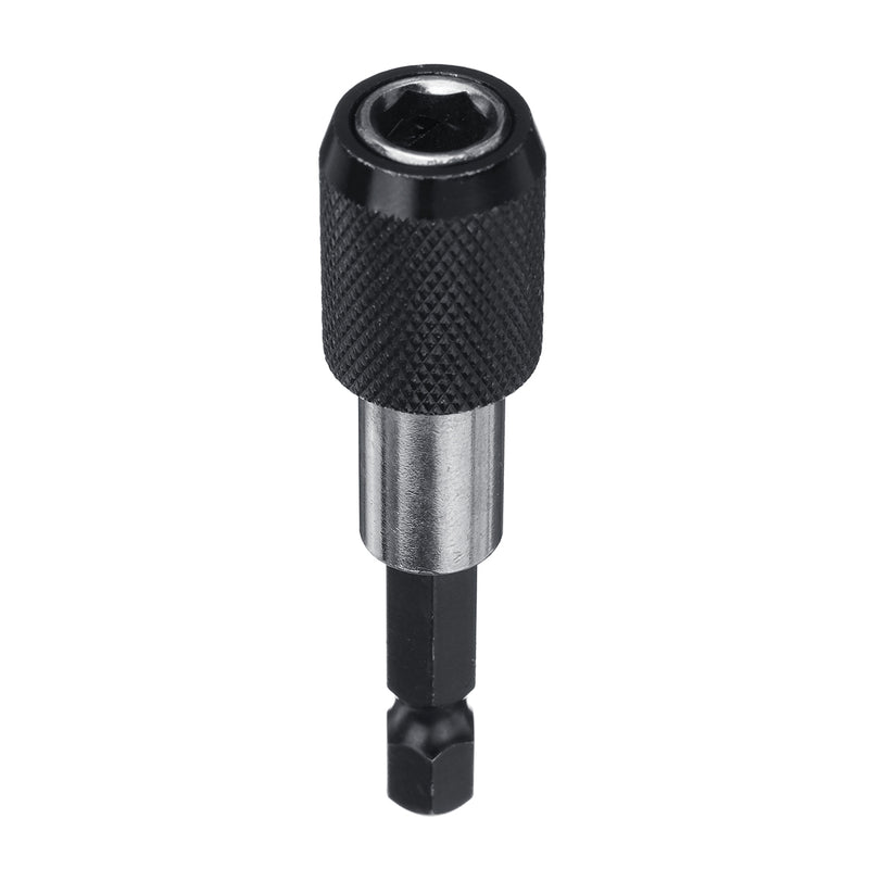 60-100mm Hexagonal Electric Drill Extension Rods Quick Release Self-Locking Screwdriver Bit Holder