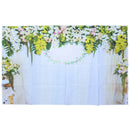 5x3ft White Curtain Backdrop Children Photography Flowers Stage Photo Backg O1O9
