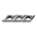Machifit 10pcs DCGT11T302/04/08 Carbide Insert DCGT32.51 Turning Tool Blades for Aluminum