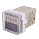 AC 220V 5A Programmable Double Time Timer Delay Relay Device Tool DH48S-S