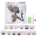 5D Diamond Painting Embroidery Set Cross Stitch Kits Gril and Butterfly for