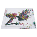 5D Diamond Painting Embroidery Set Cross Stitch Kits Gril and Butterfly for