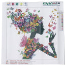5D Diamond Painting Embroidery Set Cross Stitch Kits Gril and Butterfly for