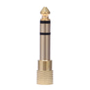 6 Pieces Headphone Adapter 6.35 mm(1/4 inch) Male to 3.5 mm(1/8 inch) Femal