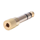 6 Pieces Headphone Adapter 6.35 mm(1/4 inch) Male to 3.5 mm(1/8 inch) Femal