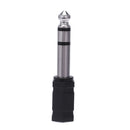 6 Pieces Headphone Adapter 6.35 mm(1/4 inch) Male to 3.5 mm(1/8 inch) Femal