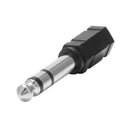 6 Pieces Headphone Adapter 6.35 mm(1/4 inch) Male to 3.5 mm(1/8 inch) Femal