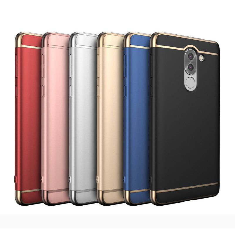 Bakeey Ultra-thin 3 in 1 Plating Frame Splicing PC Hard Protective Case For Xiaomi Pocophone F1