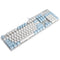 104 Key Translucent PBT Keycaps Matte Texture Keycap Set Color Matching for Mechanical Keyboard