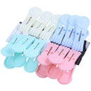 12 Pcs Plastic Clothing Pegs Clips Clothes Pins C4M5