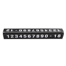 Universal Car License Plate Frame Phone Number Stop Plate Sticker Luminous Temporary Parking Card Rotatable Hiding