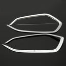 2pcs Chrome Front Fog Light Trim Decoration Cover For Hyundai Tucson 2015 2016