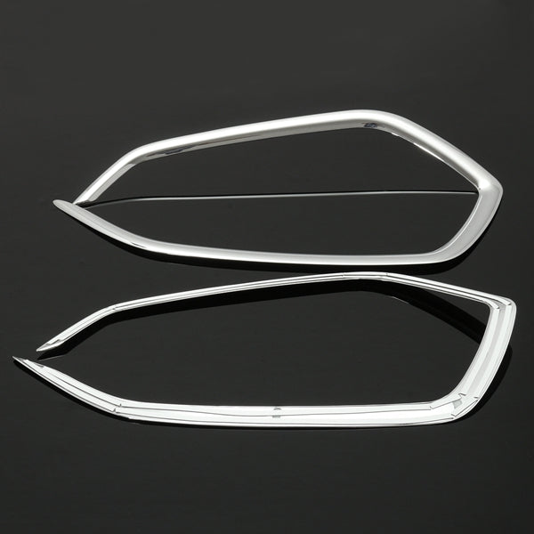 2pcs Chrome Front Fog Light Trim Decoration Cover For Hyundai Tucson 2015 2016