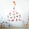 Miico SK7186 Children's Bedroom Decoration Sticker Wall Sticker DIY Stickers Cabinet Stickers