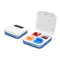 Loskii CR-210 Electronic Timing Medication Organizer Mini Portable Daily Vitamin Pill Case with Dig