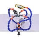 Multifunctional Soldering Station Third Hand Tool With 3/5 Flexible Arms Soldeirng Iron Holder Fan for PCB Welding Repair