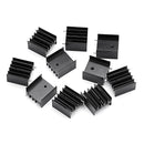 30Pcs TO-220 Aluminum Triode Heat Sink 25x23.5x15.8mm Aluminum Radiator