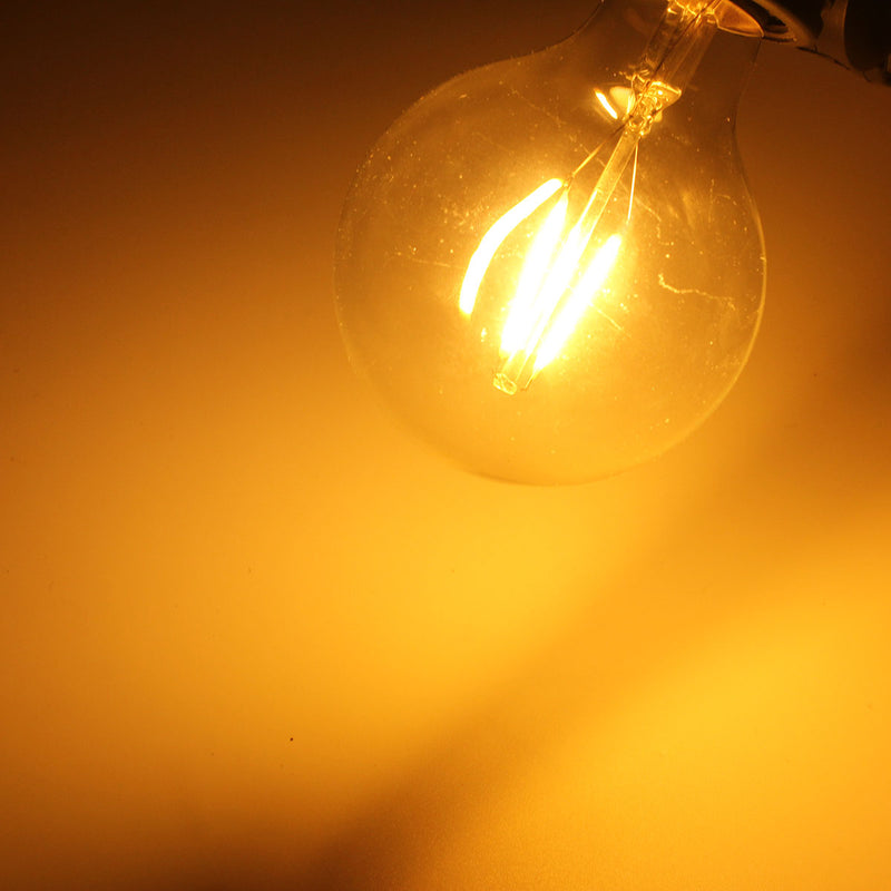 Dimmable E27 2W Warm White COB LED Filament Retro Edison Incandescent Light Bulb AC110V/220V