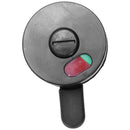 2pcs Public Toilet Door Locking Rotating Red Green Indicator Knob Lock
