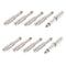 10 Pcs 0.6cm Mono Audio Male Plug to RCA Female Jack Connectors Adapter V1H2