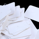 Earring Display Cards, 200 PCS White Paper Earrings Tags,Ear Stud Earring C J1P5