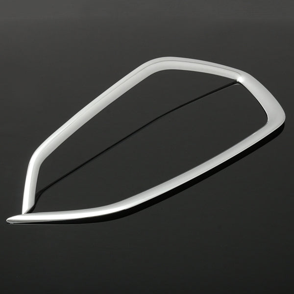 2pcs Chrome Front Fog Light Trim Decoration Cover For Hyundai Tucson 2015 2016
