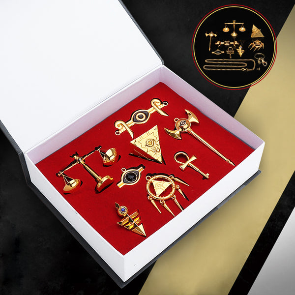 8 Pcs/ Set Anime Pendant Necklace Set Fashion Necklace Pendant Keychain DIY Jewelry Kits