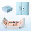 Creative Bow Jewelry Storage Box Birthday Gift Ring Earrings Necklace Container Case