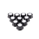 20pcs Adjustable Rotate Button Potentiometer Control Knobs 0-100 Scale Shee