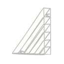 Iron Wall Bookshelf Holder Rack Organizer Craft Magazine Storage Home Decoration