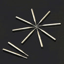 Drillpro DB-M4 10pcs 0.8mm Tungsten Steel Milling Cutter Bits 3.175mm Shank End Mills