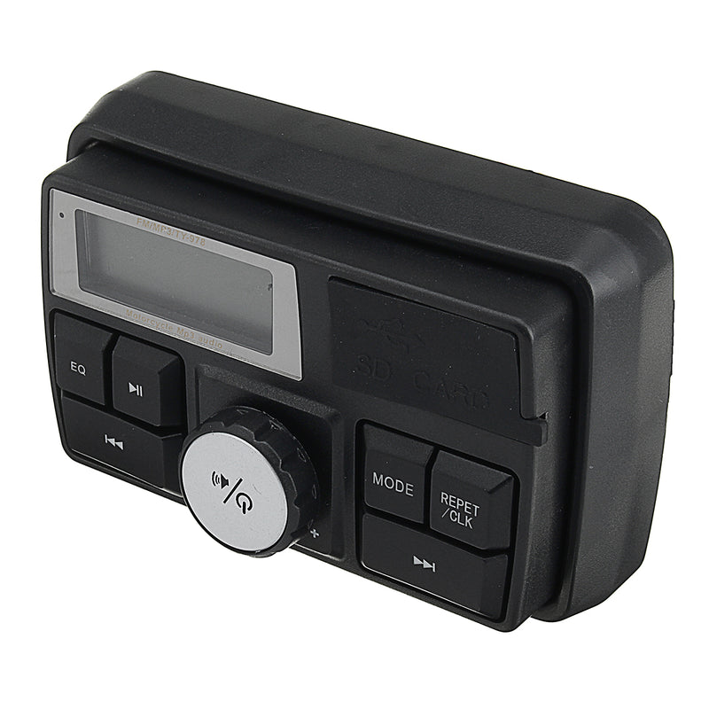 bluetooth Audio FM Radio MP3 Stereo Speaker Sound System Motorcycle Bike ATV UTV