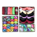 Honana HN-B52 4pcs Closet Underwear Organizer Non Woven Bra Underwear Socks Drawer Storage Boxes