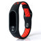 Bakeey Replacement Double Color Silicone Strap Smart Wristband Bracelet for Xiaomi M iband 2