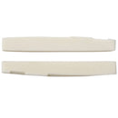 6 String Acoustic Bone Bridge Guitar Slotted Saddle Guitar Parts(Pack of 2) D4C7