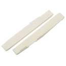 6 String Acoustic Bone Bridge Guitar Slotted Saddle Guitar Parts(Pack of 2) D4C7