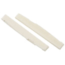6 String Acoustic Bone Bridge Guitar Slotted Saddle Guitar Parts(Pack of 2) D4C7