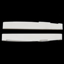 6 String Acoustic Bone Bridge Guitar Slotted Saddle Guitar Parts(Pack of 2) D4C7