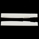 6 String Acoustic Bone Bridge Guitar Slotted Saddle Guitar Parts(Pack of 2) D4C7
