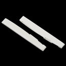 6 String Acoustic Bone Bridge Guitar Slotted Saddle Guitar Parts(Pack of 2) D4C7