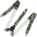 Army Green - Funky Trendy Men Suspender Braces Q7U3