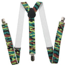 Army Green - Funky Trendy Men Suspender Braces Q7U3