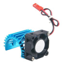 Motor Heat Sink Radiator With Cooling Fan for 1/10 HSP RC Car 380 390 Motor